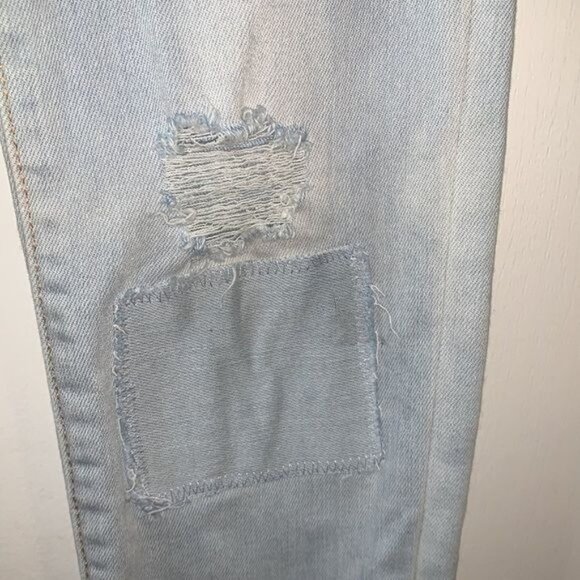 Old Navy Ballerina Legging Jeans Girls  Size 16 Light Wash Denim Distressed - Picture 5 of 8